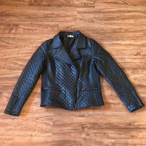 Faux Leather Jacket- great condition!